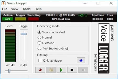 Voice Logger Computer Software